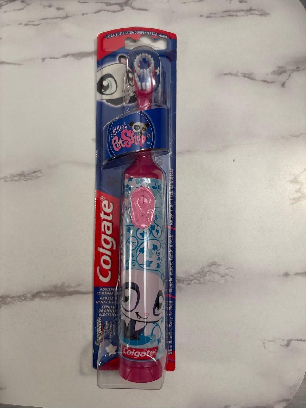 Colgate Little Pet Shop Kids Electric Toothbrush - Pink & Blue